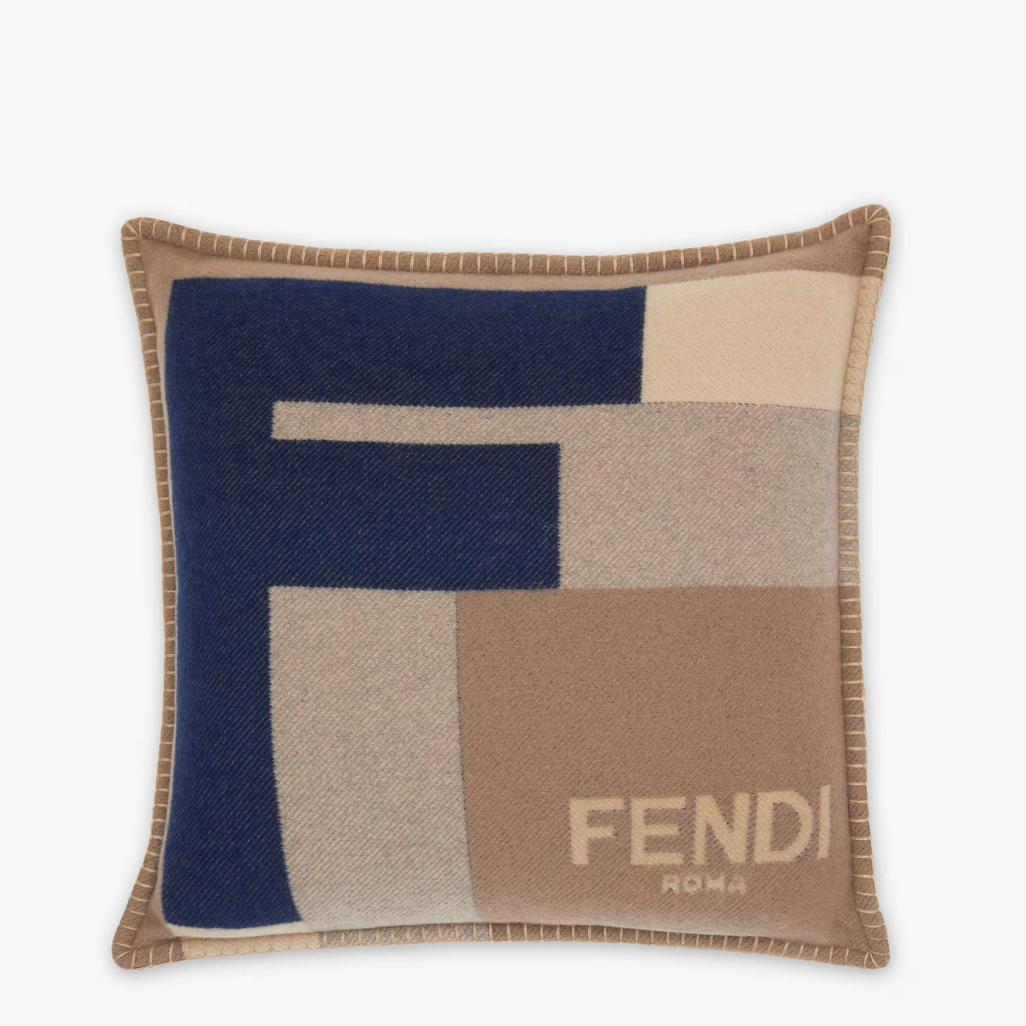 Подушка FF Beige and Blue 50x50