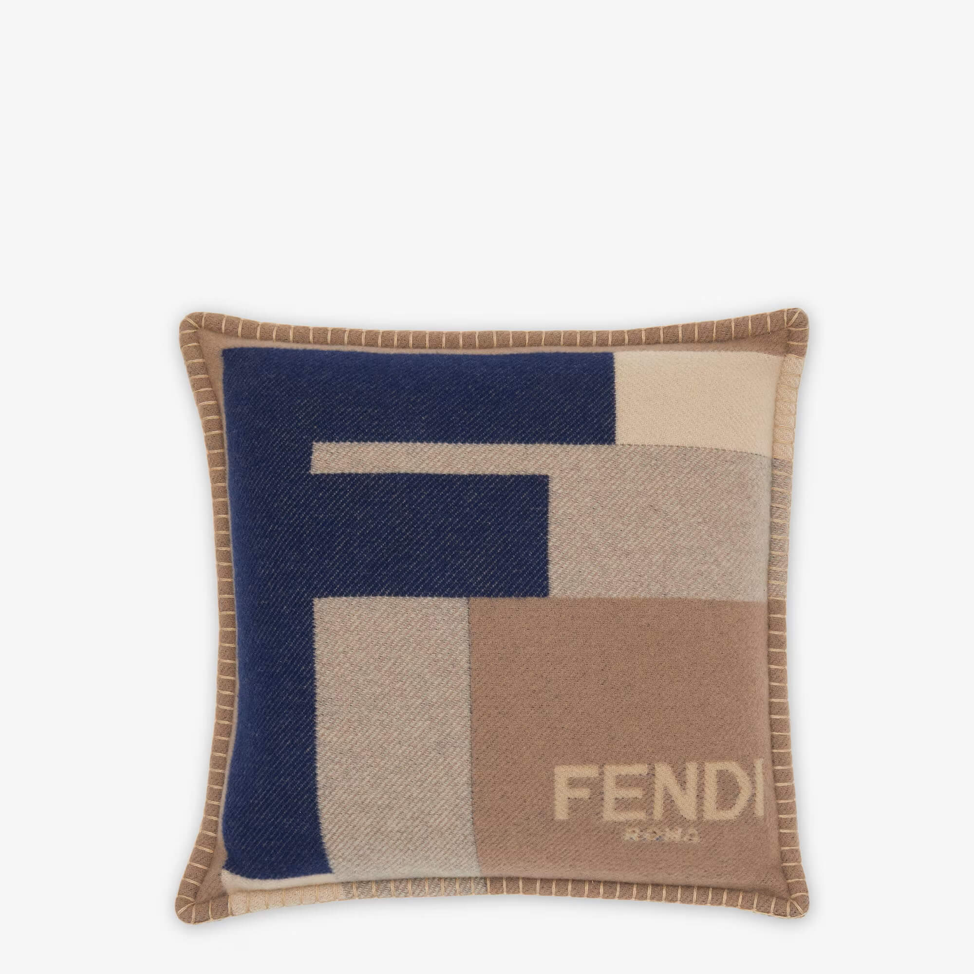 Подушка FF Beige and Blue 40x40 fendi